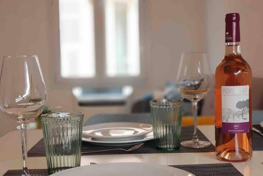 Appartement 2 Chambres Refait A Neuf, Climatise, A 2 Min De La Mer Nice Eksteriør bilde
