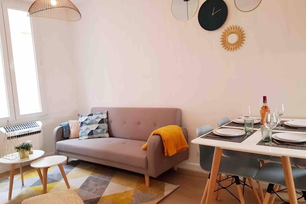 Appartement 2 Chambres Refait A Neuf, Climatise, A 2 Min De La Mer Nice Eksteriør bilde